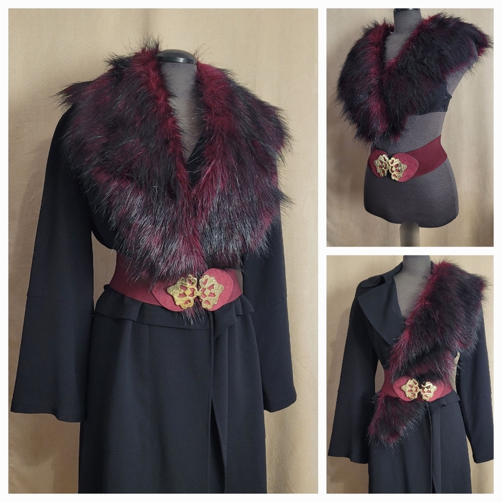 Faux Fur Collar / Belt COMBO